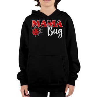 Ladybug Mom Of The Birthday Girl Mothers Day Mama Bug Youth Hoodie - Thegiftio UK