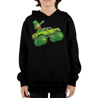 Leprechaun Monster Truck St Patricks Day Lucky Boys Kids Men Youth Hoodie - Thegiftio UK