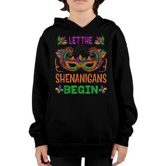Let The Shenanigans Begin Mardi Gras Kids Men Women Youth Hoodie - Thegiftio UK