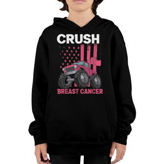 Lets Crush Breast Cancer Awareness Wear Pink Women Boy Kids Youth Hoodie - Thegiftio UK