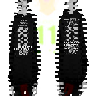 Level 11 Unlocked Video Gamer 11Th Birthday Gamer Gift Boys Youth Hoodie | Mazezy