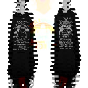 Level 8 Unlocked Video Gamer 8 Years Old 8 Birthday Boy  Youth Hoodie