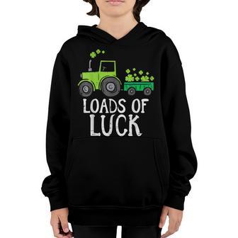 Loads Of Luck Train Toddler Boys St Patricks Day Kids Youth Hoodie - Thegiftio UK