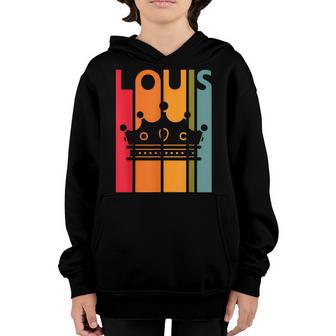 Louis Gift Idea For Boys Men Retro First Name Vintage Louis Youth Hoodie - Thegiftio UK