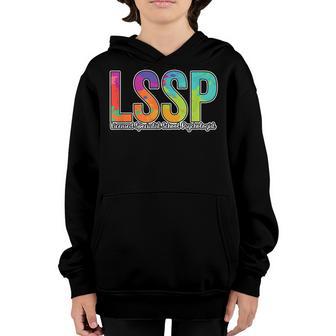 Lssp Licensed Specialist School Psychologist Youth Hoodie - Thegiftio UK