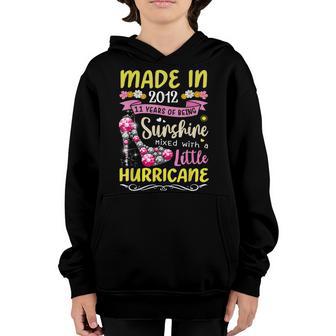 Made In 2012 11 Year Old 11Th Birthday Gift For Girl Women Youth Hoodie - Thegiftio UK