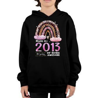 Made In 2013 10 Year Old 10Th Birthday Gift For Girl Women Youth Hoodie - Thegiftio UK