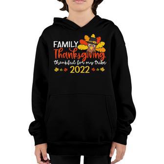 Matching Thanksgiving Family 2022 Turkey Day Mom Dad Kids V4 Youth Hoodie - Thegiftio UK