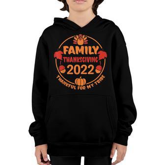 Matching Thanksgiving Family 2022 Turkey Day Mom Dad Kids V5 Youth Hoodie - Thegiftio UK