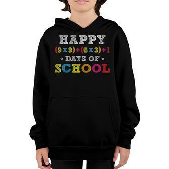 Math Formula 100 Days Of School Boys Girls Teacher Kid Youth Hoodie - Thegiftio UK