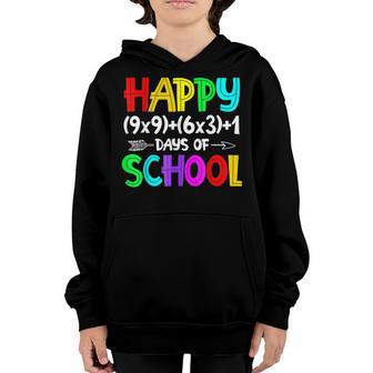Math Formula 100 Days Of School Math Teacher 100Th Day Youth Hoodie - Thegiftio UK