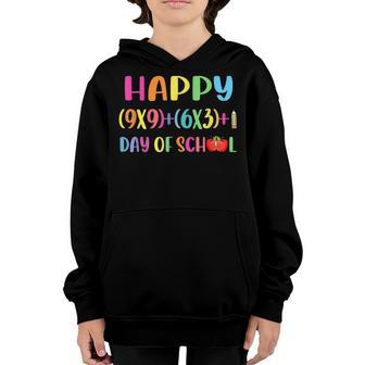 Math Formula 100 Days Of School Teacher Boy Girls Gift Youth Hoodie - Thegiftio UK