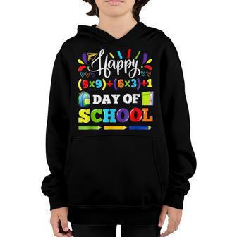 Math Formula Happy 100Th Day Of School Funny Math Teacher Youth Hoodie - Thegiftio UK
