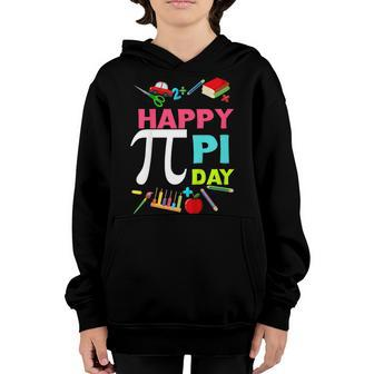 Math Geek Happy 314 Day For Pi Day Boys Girls Kids Gift Youth Hoodie | Mazezy