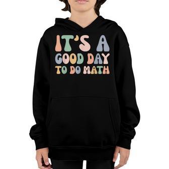 Math Lover 100 Days Of School Back To School Math Teacher Youth Hoodie - Thegiftio UK