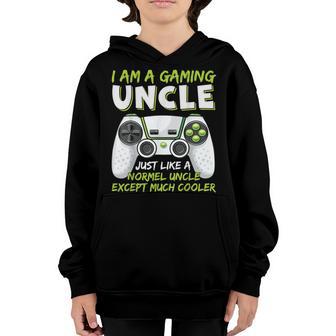 Mens Crazy Uncle Funny Uncle Gaming Video Game Uncle Youth Hoodie - Thegiftio UK