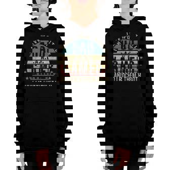 Mens Funny Fathers Day Idea - I Have Two Titles Dad And Gamer Youth Hoodie - Seseable