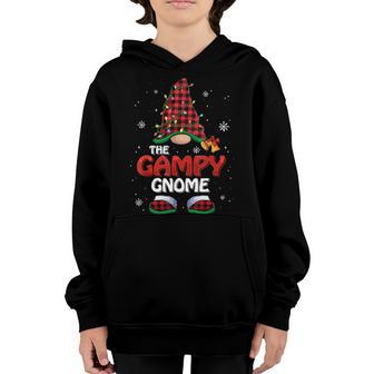 Mens Funny Gampy Gnome Buffalo Plaid Christmas Boys Men Youth Hoodie - Thegiftio UK