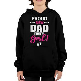 Mens Proud New Dad Its A Girl Youth Hoodie - Thegiftio UK