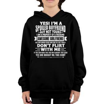 Mens Yes Im A Spoiled Boyfriend But Not Yours Girlfriend Grunge Youth Hoodie - Thegiftio UK