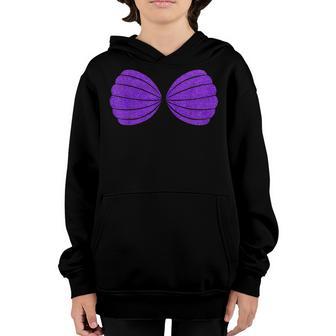 Mermaid Sea Shell Bra Costume Halloween Women Girls Youth Hoodie - Thegiftio UK