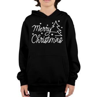 Merry Christmas Christmas Holiday Family Squad Matching Kids Youth Hoodie - Thegiftio UK