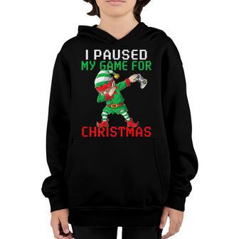 Merry Christmas Dabbing Gamer Elf Kids Boys Girls Men Youth Hoodie - Thegiftio UK