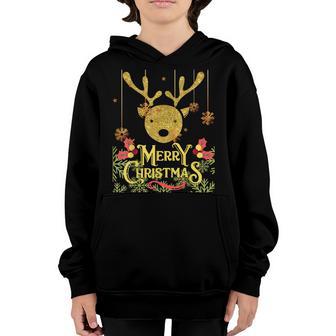 Merry Christmas Funny Christmas Reinder For Men Women Kids Youth Hoodie - Thegiftio UK