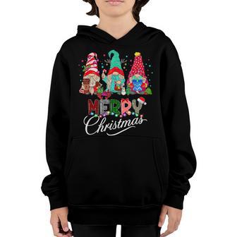 Merry Christmas Gnome Family Christmas For Women Men Kids V13 Youth Hoodie - Thegiftio UK