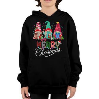 Merry Christmas Gnome Family Christmas For Women Men Kids V17 Youth Hoodie - Thegiftio UK
