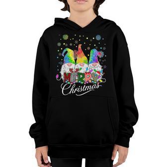 Merry Christmas Gnome Family Christmas For Women Men Kids V4 Youth Hoodie - Thegiftio UK