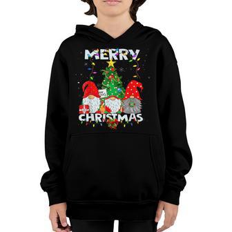 Merry Christmas Gnome Funny Family Xmas Boys Girl Kids Youth Hoodie - Thegiftio UK