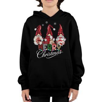 Merry Christmas Gnome Funny Family Xmas Boys Girls Kid V3 Youth Hoodie - Thegiftio UK