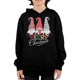 Merry Christmas Gnome Funny Family Xmas Boys Girls Kid V4 Youth Hoodie - Thegiftio UK