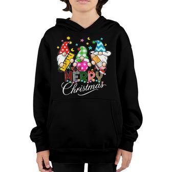 Merry Christmas Gnome Funny Family Xmas Boys Girls Kid V6 Youth Hoodie - Thegiftio UK