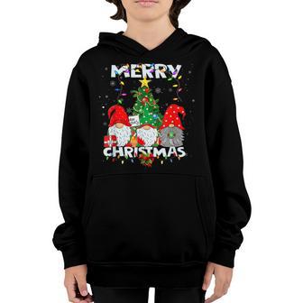 Merry Christmas Gnome Funny Family Xmas Boys Girls V2 Youth Hoodie - Thegiftio UK