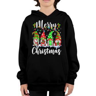 Merry Christmas Gnome Funny Family Xmas Kid Boys Girls V4 Youth Hoodie - Thegiftio UK