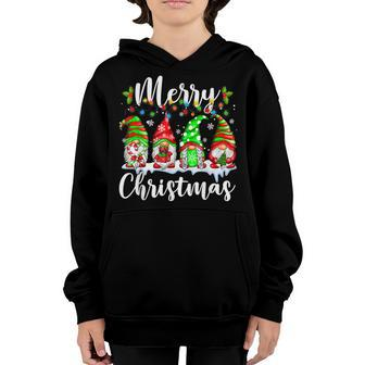 Merry Christmas Gnome Funny Family Xmas Kid Boys Girls Youth Hoodie - Seseable