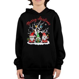 Merry Christmas Gnome Funny Family Xmas Kids Adults V5 Youth Hoodie - Thegiftio UK