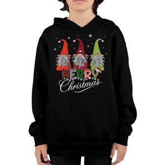 Merry Christmas Gnome Funny Family Xmas Matching Boys Girls V2 Youth Hoodie - Thegiftio UK