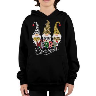 Merry Christmas Gnome Funny Family Xmas Matching Boys Girls V3 Youth Hoodie - Thegiftio UK