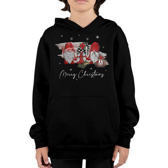Merry Christmas Gnomes Family Pajamas Matching Women Kids Youth Hoodie - Thegiftio UK