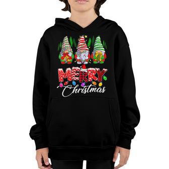 Merry Christmas Gnomes Xmas Matching Family Gnome Boys Girls V6 Youth Hoodie - Thegiftio UK