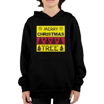 Merry Christmas Tree T Youth Hoodie - Thegiftio UK