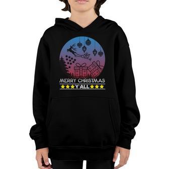 Merry Christmas Yall V2 Youth Hoodie - Thegiftio UK