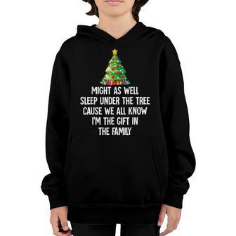 Might As Well Sleep Under The Tree Christmas Kids Women Men Youth Hoodie - Thegiftio UK