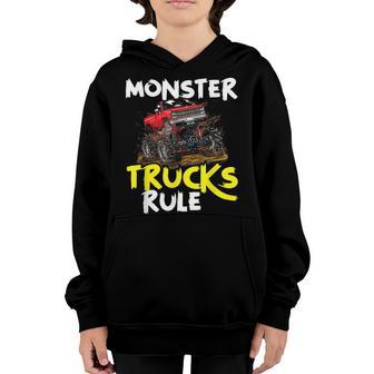 Monster Trucks For Kids And Adults - Funny Monster Driver Youth Hoodie - Thegiftio UK
