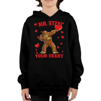 Mr Steal Your Heart Toddlers Boys Kids Valentines Day Youth Hoodie - Seseable