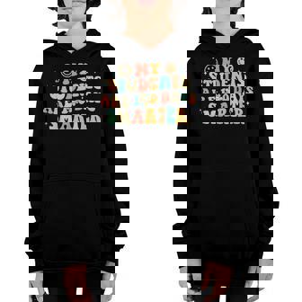 My Students Are 100 Days Smarter 100 Days Of School Groovy V2 Youth Hoodie - Thegiftio