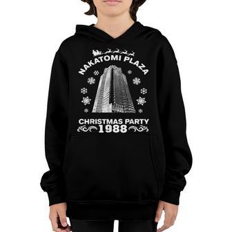 Nakatomi Plaza Christmas Party 1988 Men Boy Pop Culture Youth Hoodie - Thegiftio UK